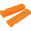 Vise Jaw: 1-1/4" High, 0.6250" Thick, V-Groove