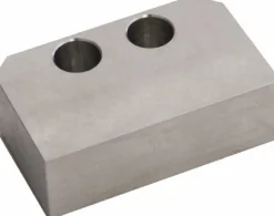 Vise Jaw: 75 mm Wide, 25 mm High, 1.2" Thick, Flat