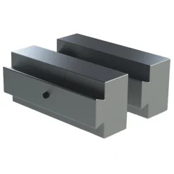 Vise Jaw: 1.50" Wide, 2" High, 1.5000" Thick, Flat