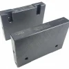 Vise Jaw: 6.00" Wide, 4" High, 1.0000" Thick, Flat