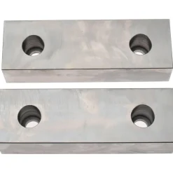 Vise Jaw: 6.13" Wide, 2" High, 1.5000" Thick, Flat