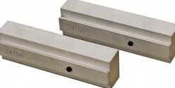 Vise Jaw: 1.0000" Wide, 1.7100" High, 1.0000" Thick, Flat