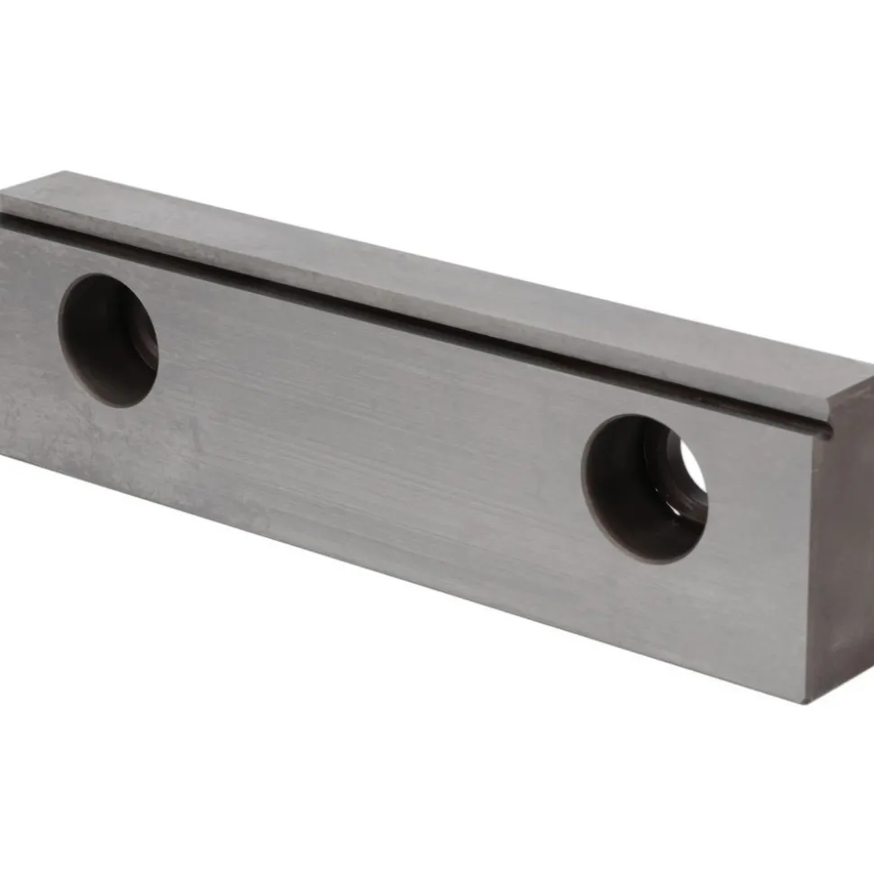 Vise Jaw: 5.97" Wide, 1.6350" High, 0.7250" Thick, Step