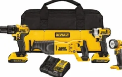 20.00 Volt Cordless Tool Combination Kit