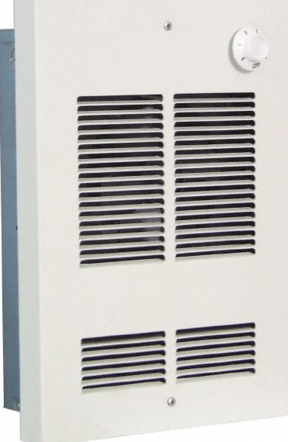 120 Volt, 1,500 Watt, 50 CFM, 5,120 Max Btu, Shallow Recess Wall Heater