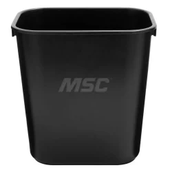 Wastebasket, Small, 13 Qt, Black