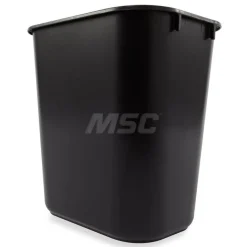 Wastebasket, Small, 13 Qt, Black