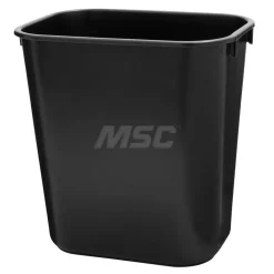 Wastebasket, Small, 13 Qt, Black