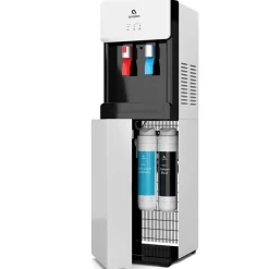 Water Dispensers; Type: Bottleless, Self Cleaning; Style: Freestanding, Bottleless; Wattage: 420; Voltage: 100-120 V; Hot Water Temperature: 185; Cold Water Temperature: 39; Voltage: 100-120 V; Capacity: 1500; 1500 ml; Amperage Rating: 6 A; Style: Freestanding, Bottleless