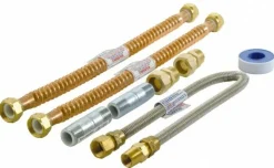 Water Heater Parts & Accessories: Type: Gas Water Heater Installation Kit; For Use With: Gas Water Heater; Contents: 8