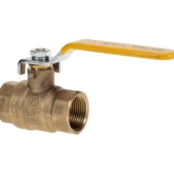 2-Way Manual Ball Valve: 3/4" Pipe, Full Port