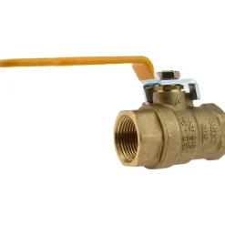 2-Way Manual Ball Valve: 3/4" Pipe, Full Port