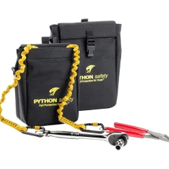 W/CARABINER YLW HOOK2LOOP BUNGEE TETHER