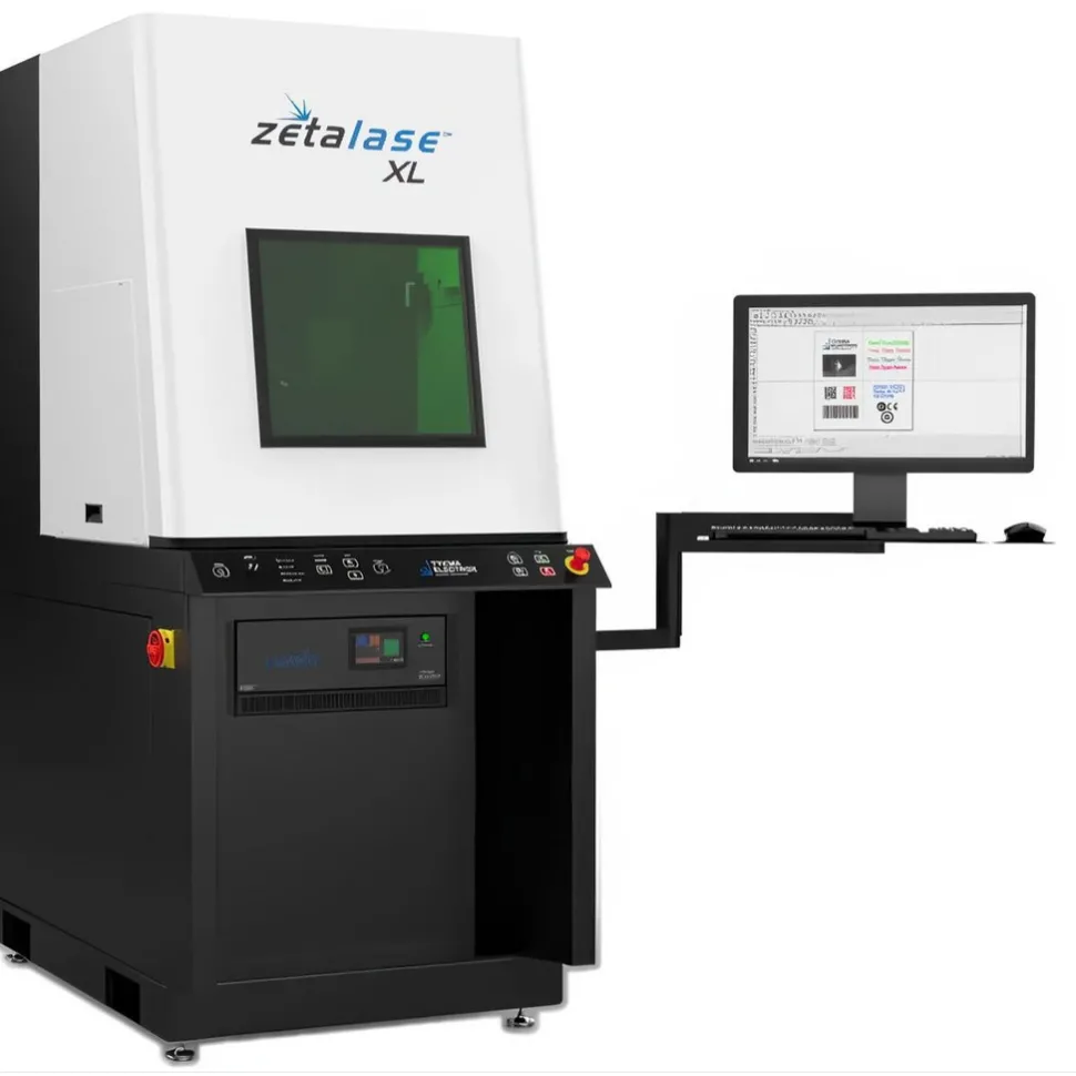 30 W Class I Laser Marking Machine: 100mm x 100mm, Fiber Laser, 21 CFR