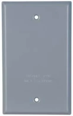 Weather Proof Electrical Box Cover: Aluminum