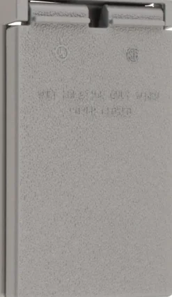 Weather Proof Electrical Box Cover: Aluminum