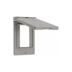 Weather Proof Electrical Box Cover: Aluminum