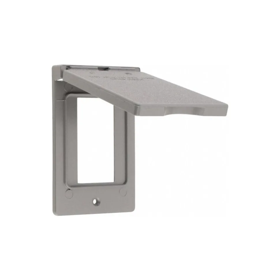 Weather Proof Electrical Box Cover: Aluminum