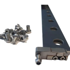 WEDM Dovetails: Length (mm): 495.00; Width (mm - 2 Decimals): 1.30; Height (mm): 0.40; Material: Stainless Steel