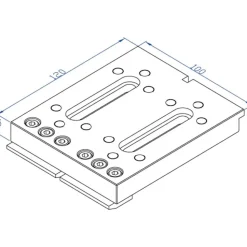 WEDM Vises: Compatible Workpiece Shape: Rectangle, Square; Maximum Clamping Width (mm): 150.00; Maximum Workpiece Weight (kg): 20.00; Tightening Torque (Nm): 10.00