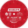 Wet & Dry Cut Saw Blade: 10" Dia, 5/8" Arbor Hole, 0.098" Kerf Width, 60 Teeth