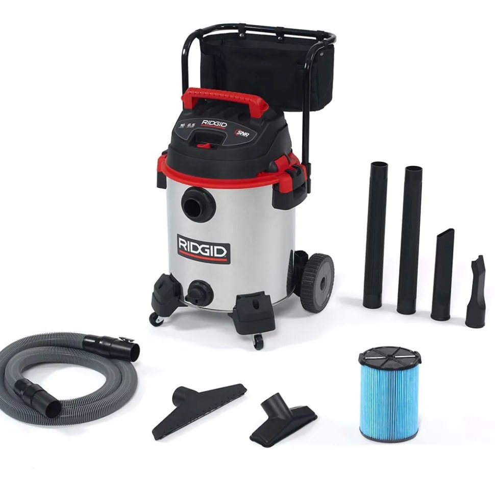 Wet/Dry Vacuum: Electric, 16.0 gal
