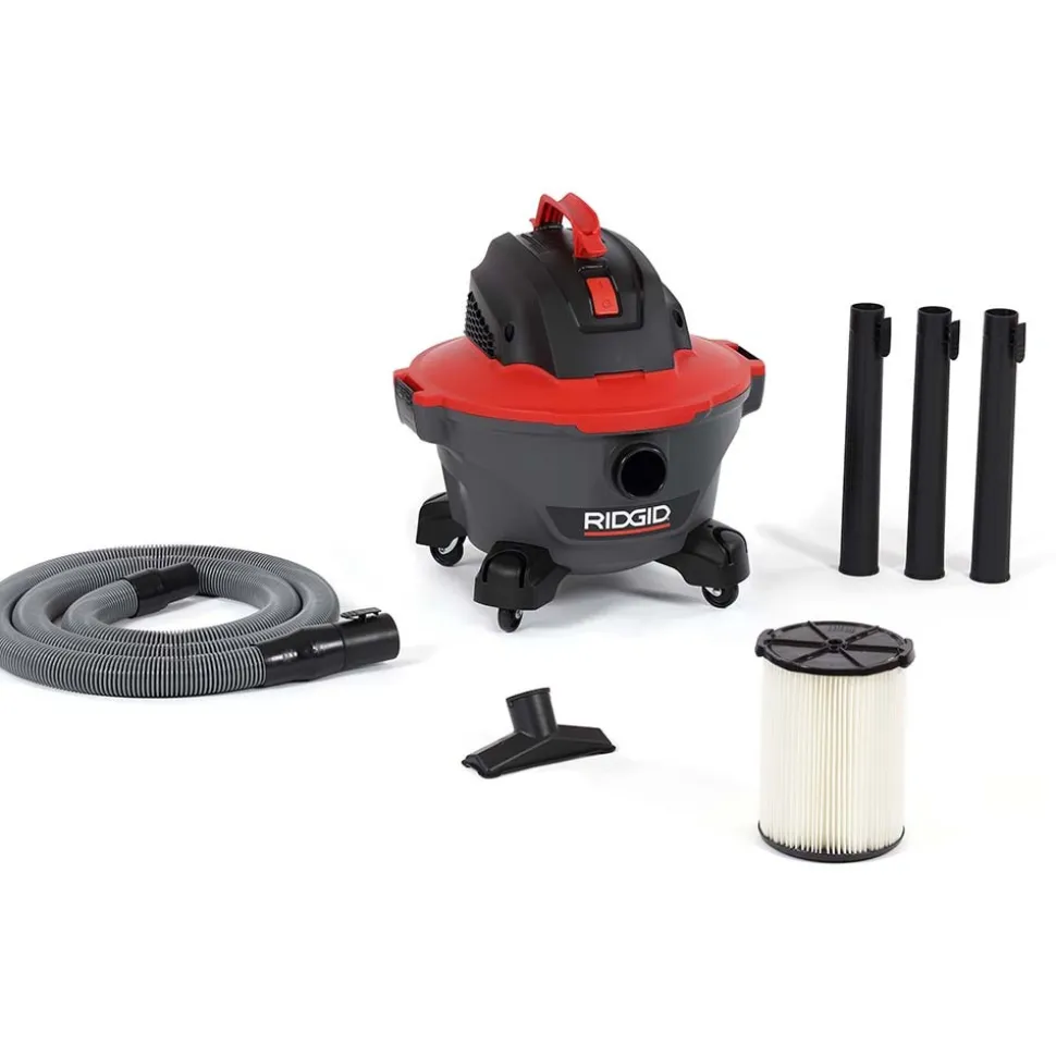 Wet/Dry Vacuum: Electric, 6.0 gal