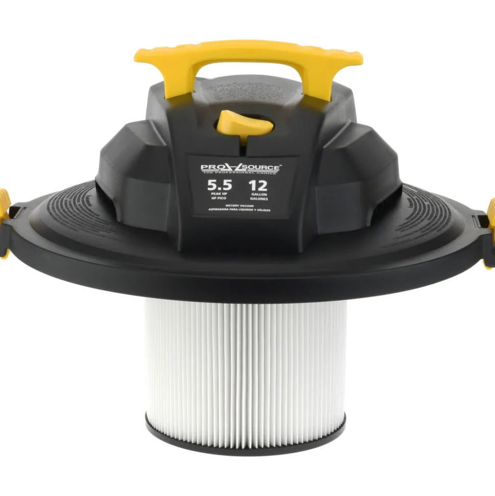 Wet/Dry Vacuum: Electric, 12.0 gal, 10.00 Amp