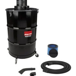 Wet/Dry Vacuum: Electric, 55.0 gal, 3.0 hp, 12.0 Amp