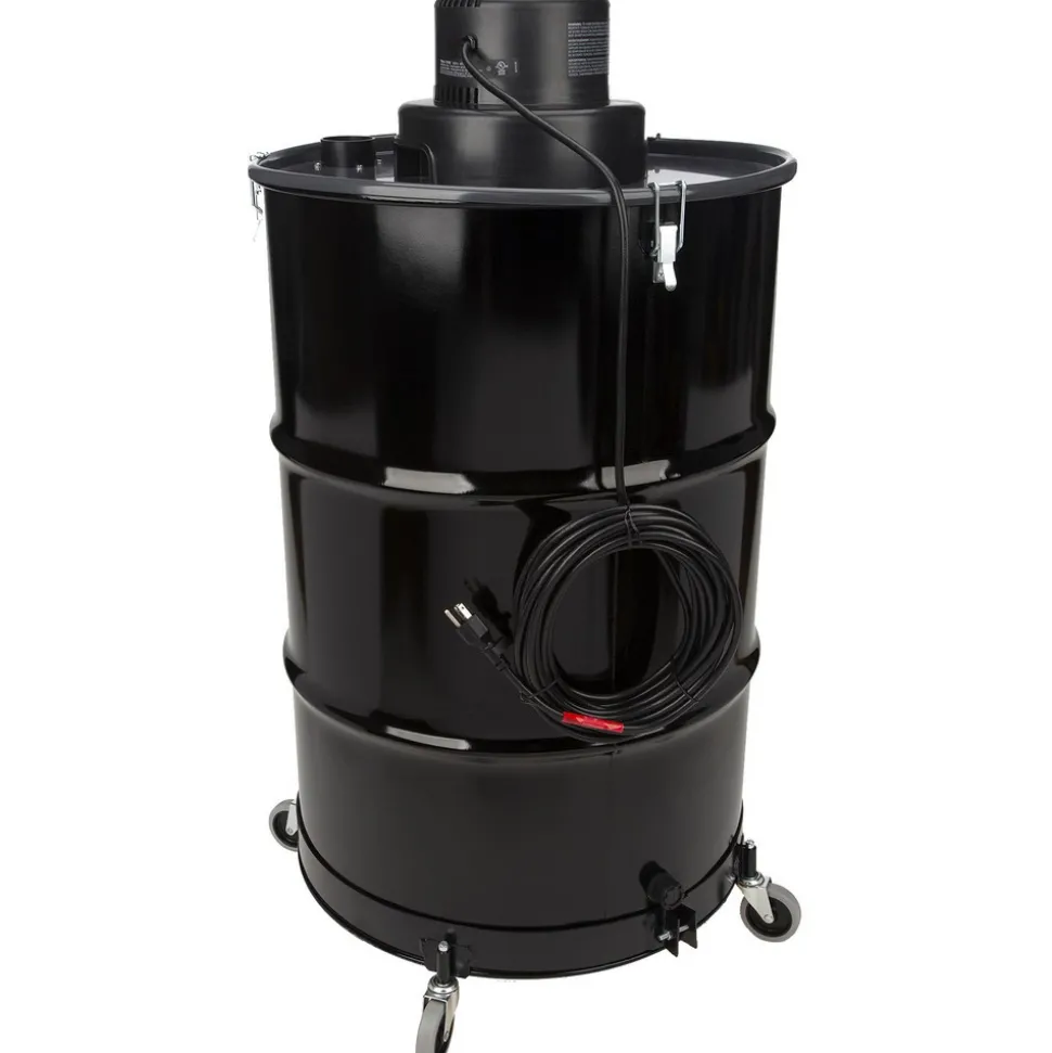 Wet/Dry Vacuum: Electric, 55.0 gal, 3.0 hp, 12.0 Amp