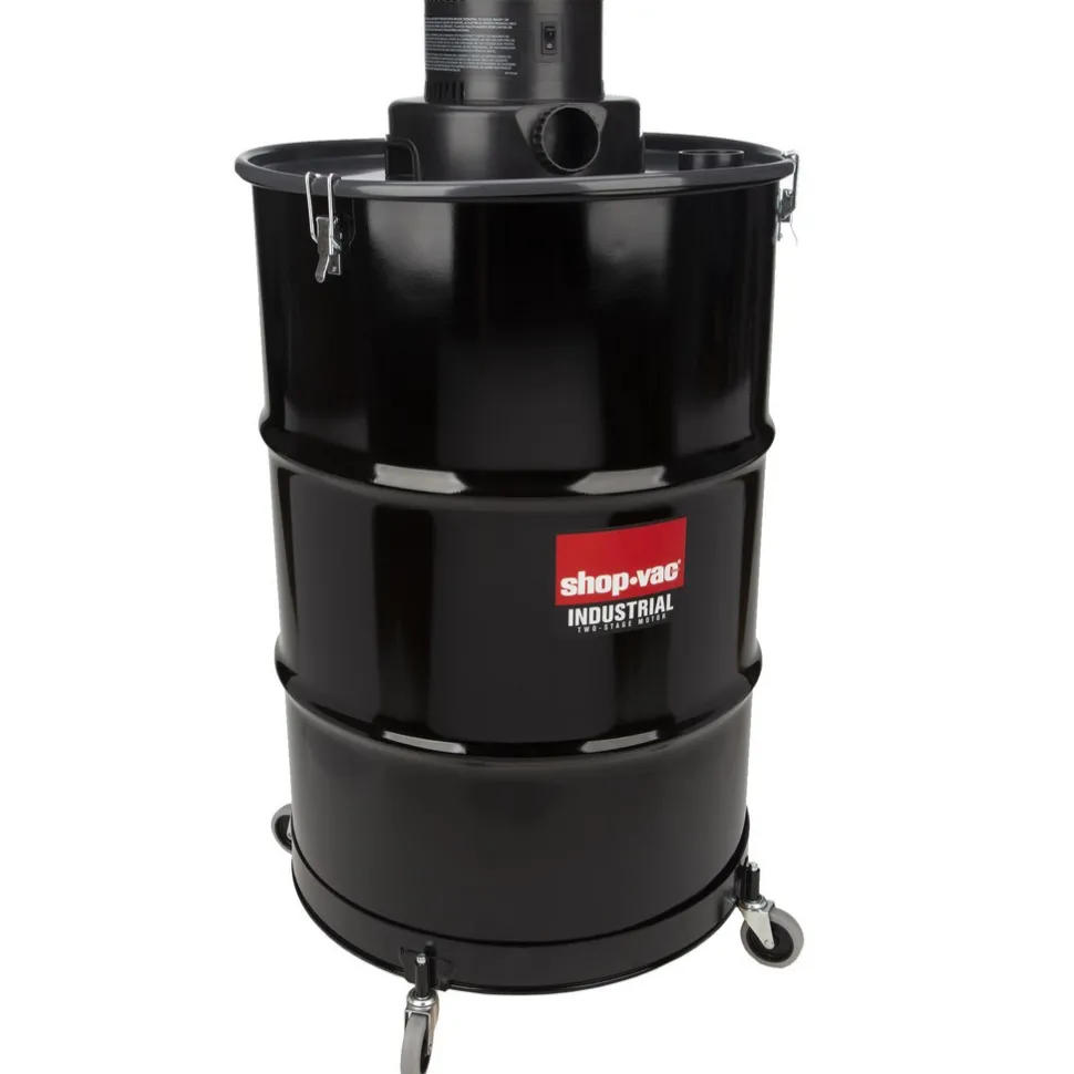 Wet/Dry Vacuum: Electric, 55.0 gal, 3.0 hp, 12.0 Amp