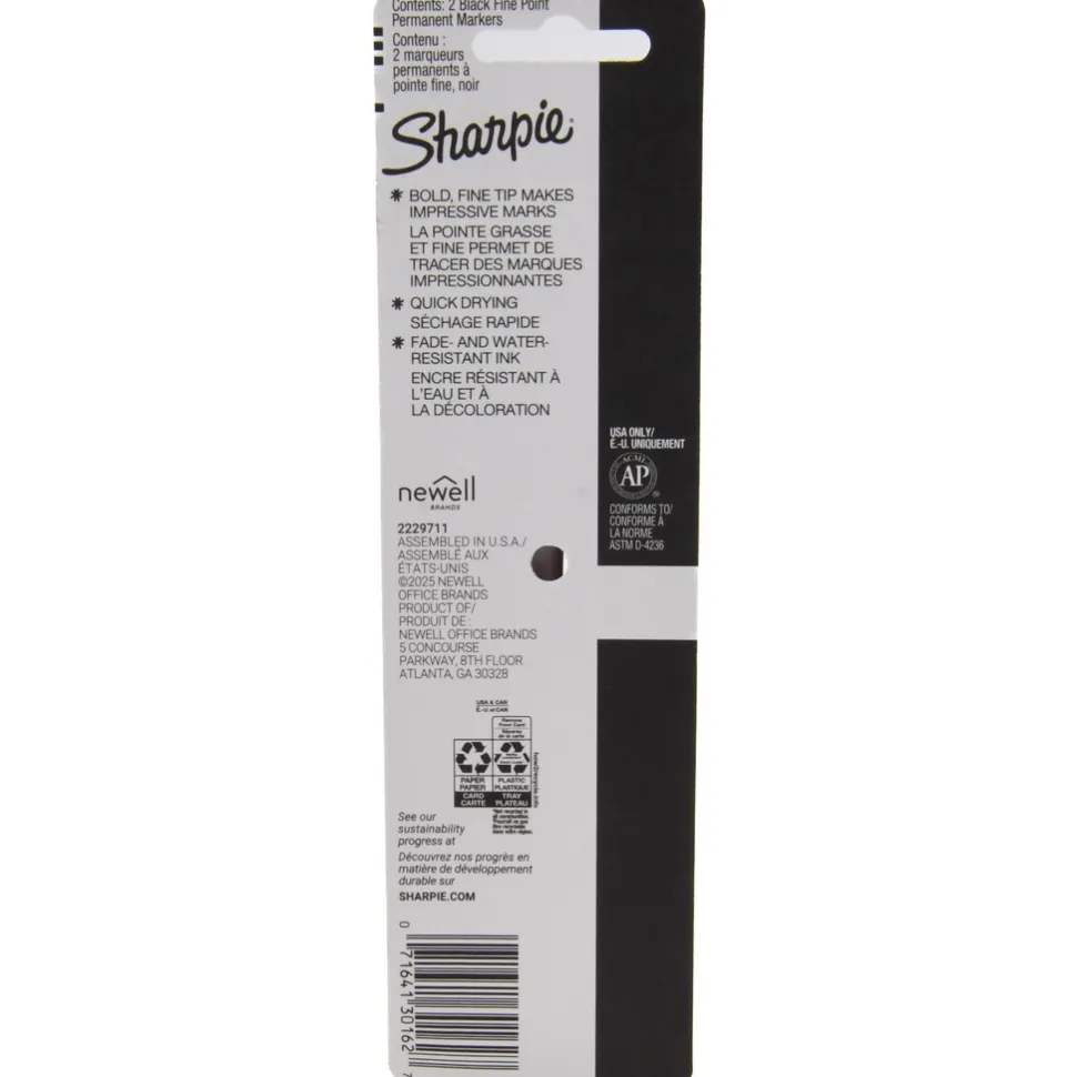 Wet Surface Pen: Black, AP Non-Toxic, Fine Tip