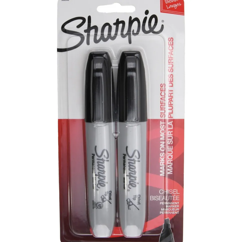 Wet Surface Pen: Black, AP Non-Toxic, Chisel Tip