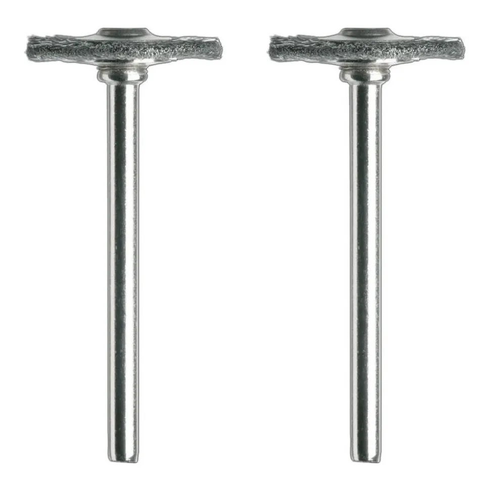 Wheel Brush: 3/4" Wheel Dia, 1/16" Face Width, Straight