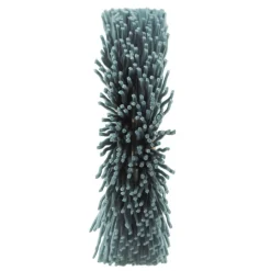 Wheel Brush: 2" Wheel Dia, 3/8" Face Width, 0.0220" Wire Dia, Crimped