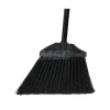 11" Wide, Black Synthetic Bristles, 48" Metal Handle, Angled Broom