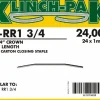 Wide Crown Construction Staple: 1-1/4" Wide, 3/4" Long