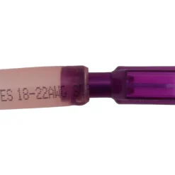 1/4" Wide, Heat Shrink & Polyolefin Insulation, Male Tab Terminal