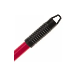 13" Wide, Red Synthetic Bristles, 48" Fiberglass Handle, Angled Broom
