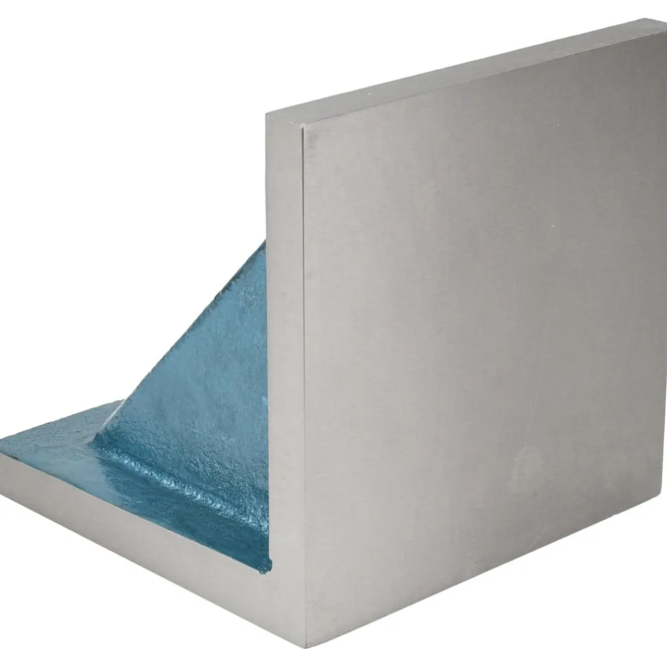 6" Wide x 6" Deep x 6" High Cast Iron Machined Angle Plate