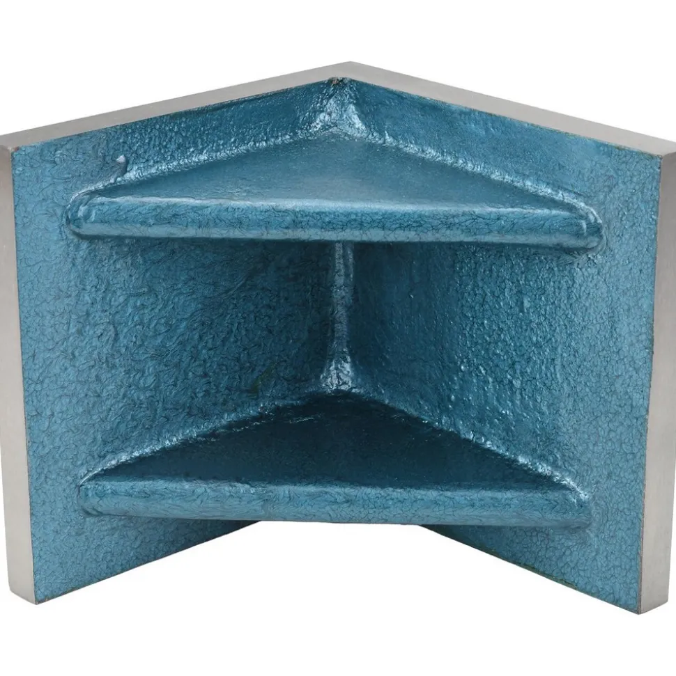 6" Wide x 6" Deep x 6" High Cast Iron Machined Angle Plate