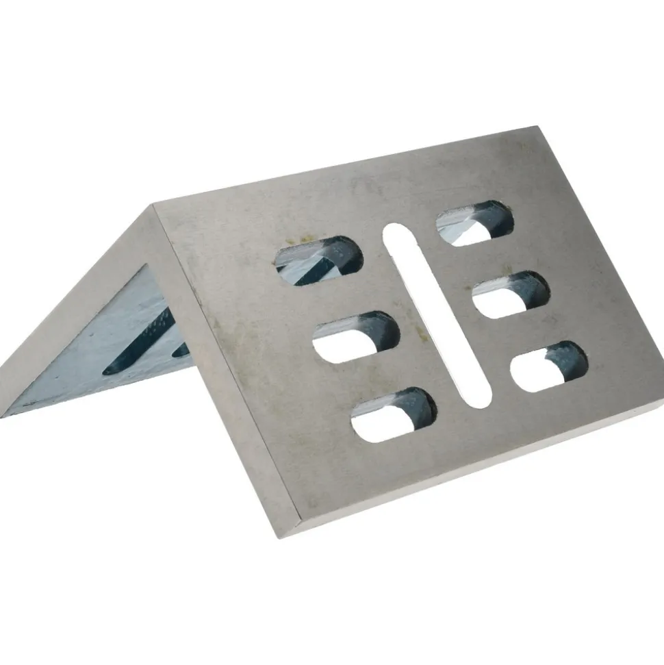 8" Wide x 5" Deep x 6" High Cast Iron Partially Machined Angle Plate