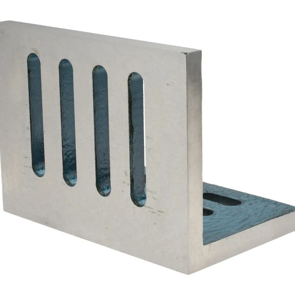 8" Wide x 5" Deep x 6" High Cast Iron Partially Machined Angle Plate