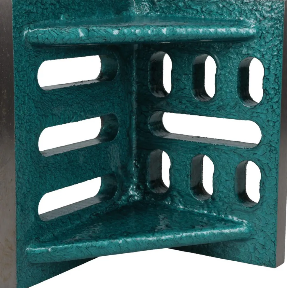 6" Wide x 4-1/2" Deep x 5" High Cast Iron Partially Machined Angle Plate