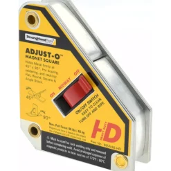 3-3/4" Wide x 1-1/8" Deep x 4-3/8" High Magnetic Welding & Fabrication Square