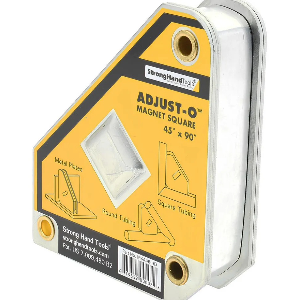 3-3/4" Wide x 1-1/8" Deep x 4-3/8" High Magnetic Welding & Fabrication Square