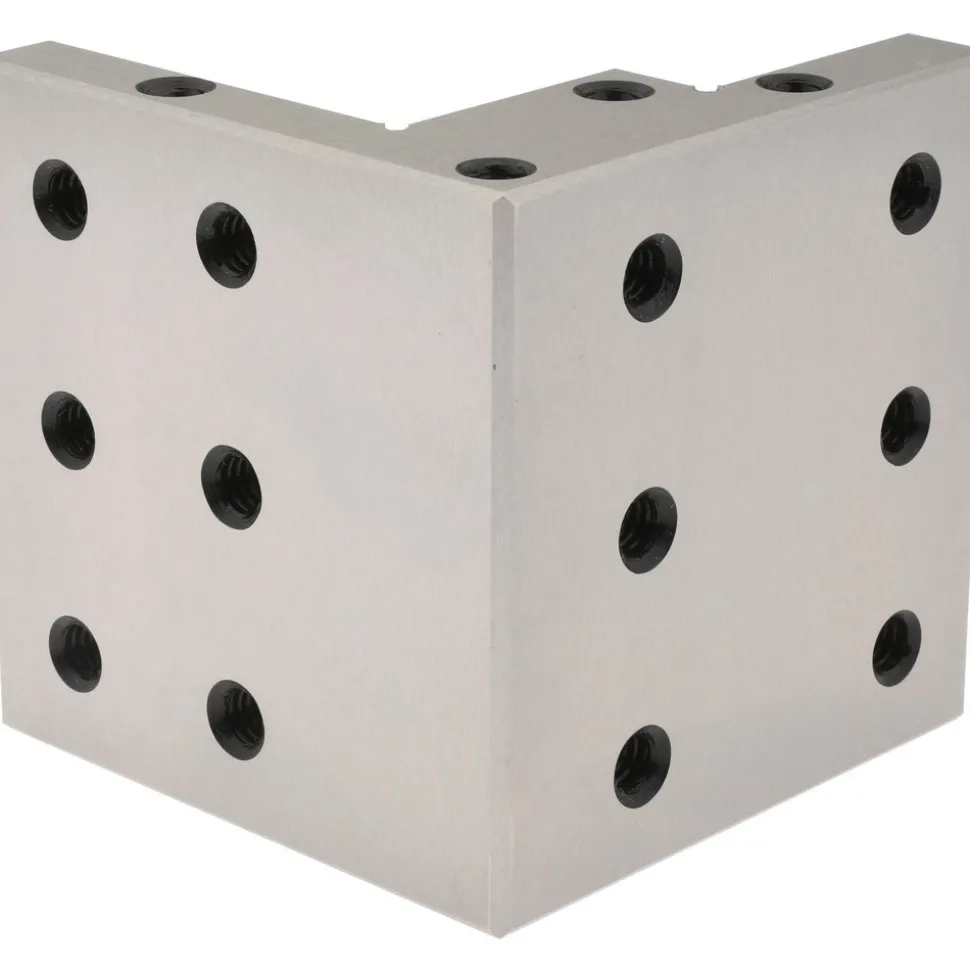 3" Wide x 3" Deep x 3" High Steel Precision-Ground Angle Plate