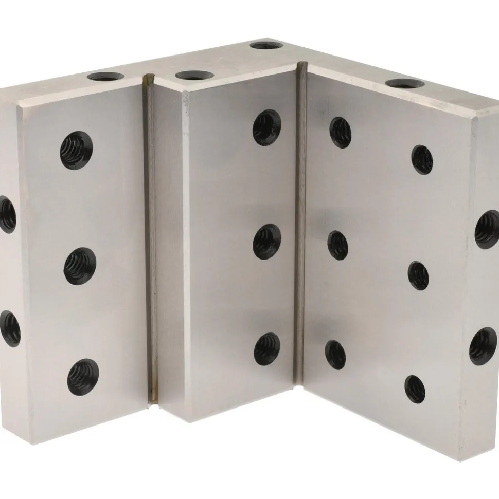 3" Wide x 3" Deep x 3" High Steel Precision-Ground Angle Plate