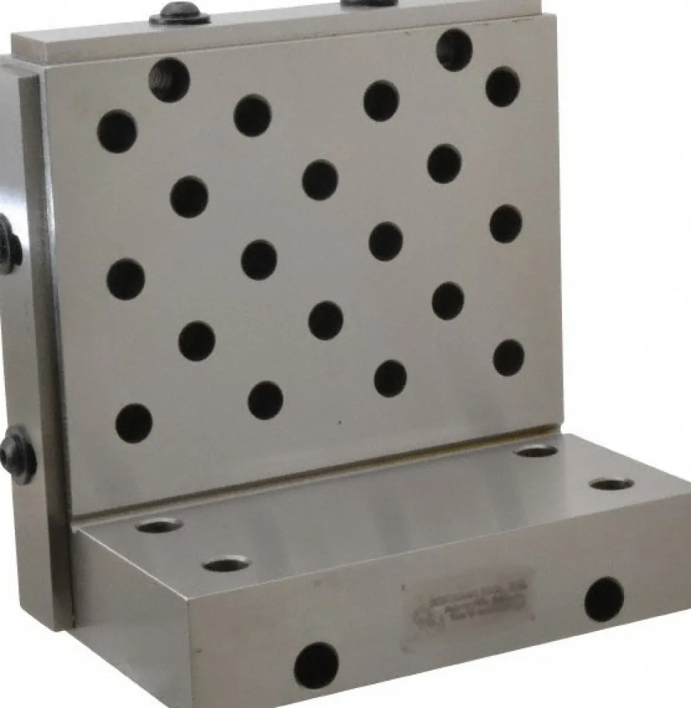 6" Wide x 6" Deep x 4" High Steel Precision-Ground Angle Plate