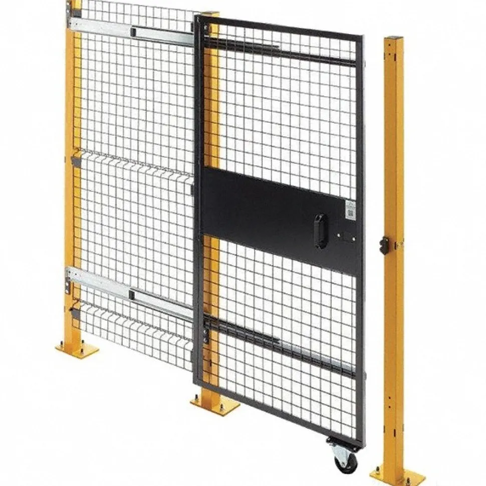 5' Wide x 6' High, Sliding Door for Temporary Structures